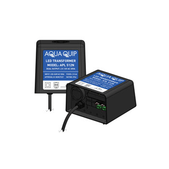 Aquaquip LED Transformer 2 x 30VA - Plug In - Poolshop.com.au Aquaquip LED Transformer 2 x 30VA - Plug In - Poolshop.com.au